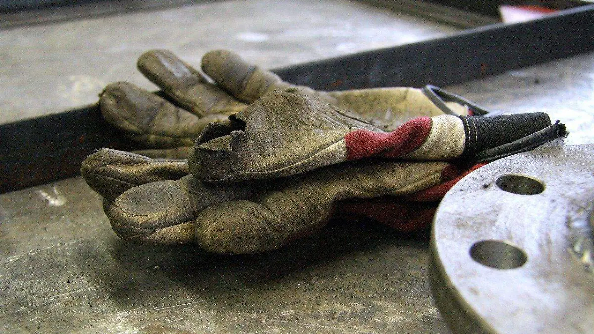 guante guantes de trabajador obrero obreros maquinaria